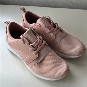 Ryka Pink Sneakers Breathable Knit Design Anatomic Heel Cup